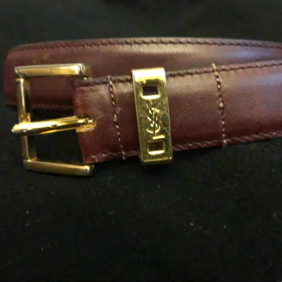 ysl vintage belt